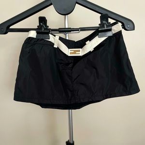 Fendi mini skirt swimsuit coverup Sz 40
